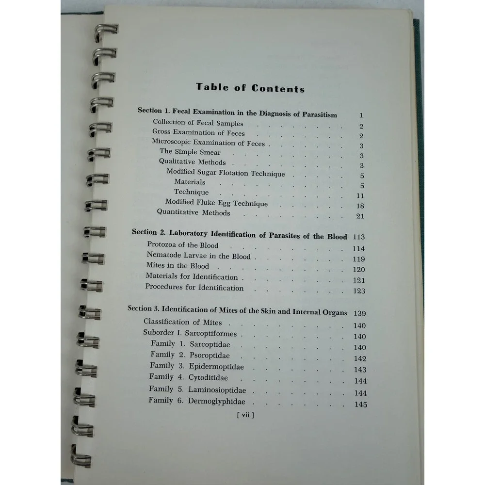 Veterinary Clinical Parasitology 3rd Ed Benbrook Sloss 1962 Iowa State Press